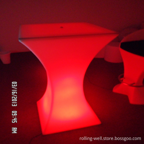 LED Flashing Table/Plastic Table with Color Change